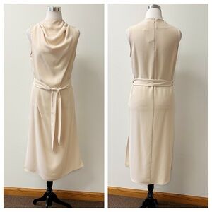 River Island • Cream Midi Dress